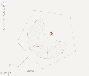 Burning Man Black Rock City Google Maps