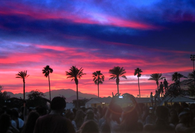 Coachella Sahara Tent Sunset