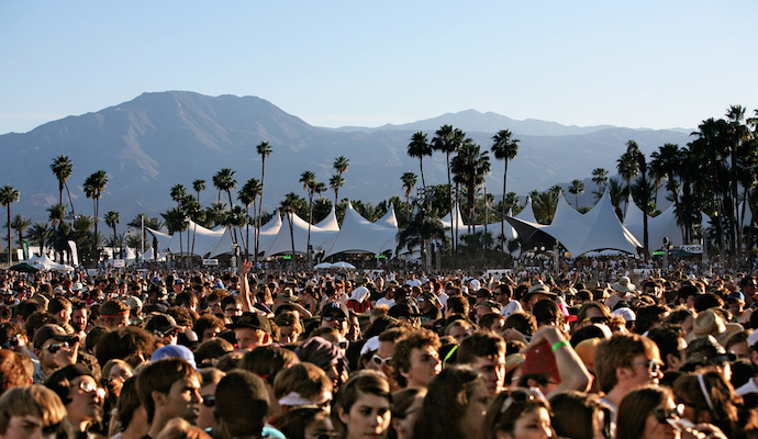 Coachella crowd