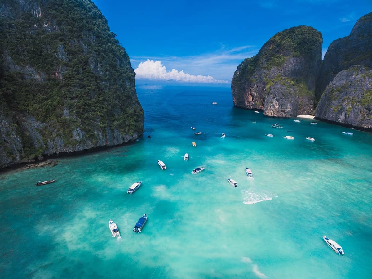 maya bay ko phi phi thailand