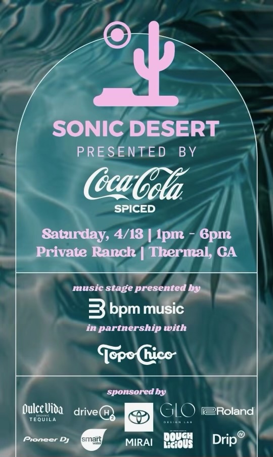 sonic desert event